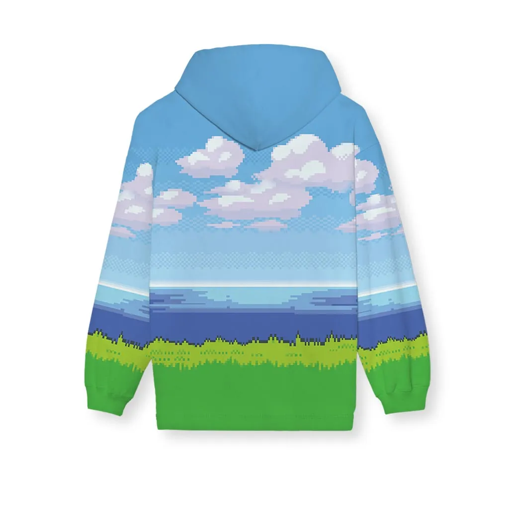 8-Bit Ocean Kid's Hoodie