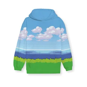 8-Bit Ocean Kid's Hoodie