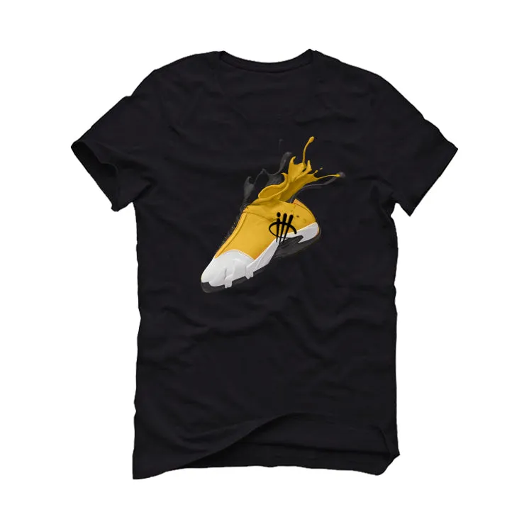 Air Jordan 14 “Light Ginger” Black T-Shirt (splash)