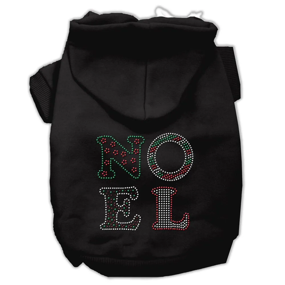 Christmas Pet, Dog & Cat Hoodie Rhinestone, "Noel"