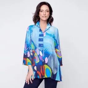 Claire Desjardins Button Front Blouse - Style 91283