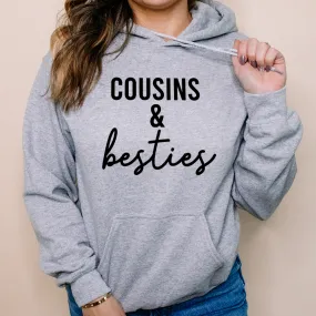 Cousins & Besties Adult Hoodie (MRK X)