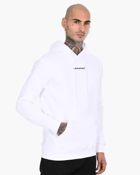 Deployed Organic White Snow Soft Premium Hoodie