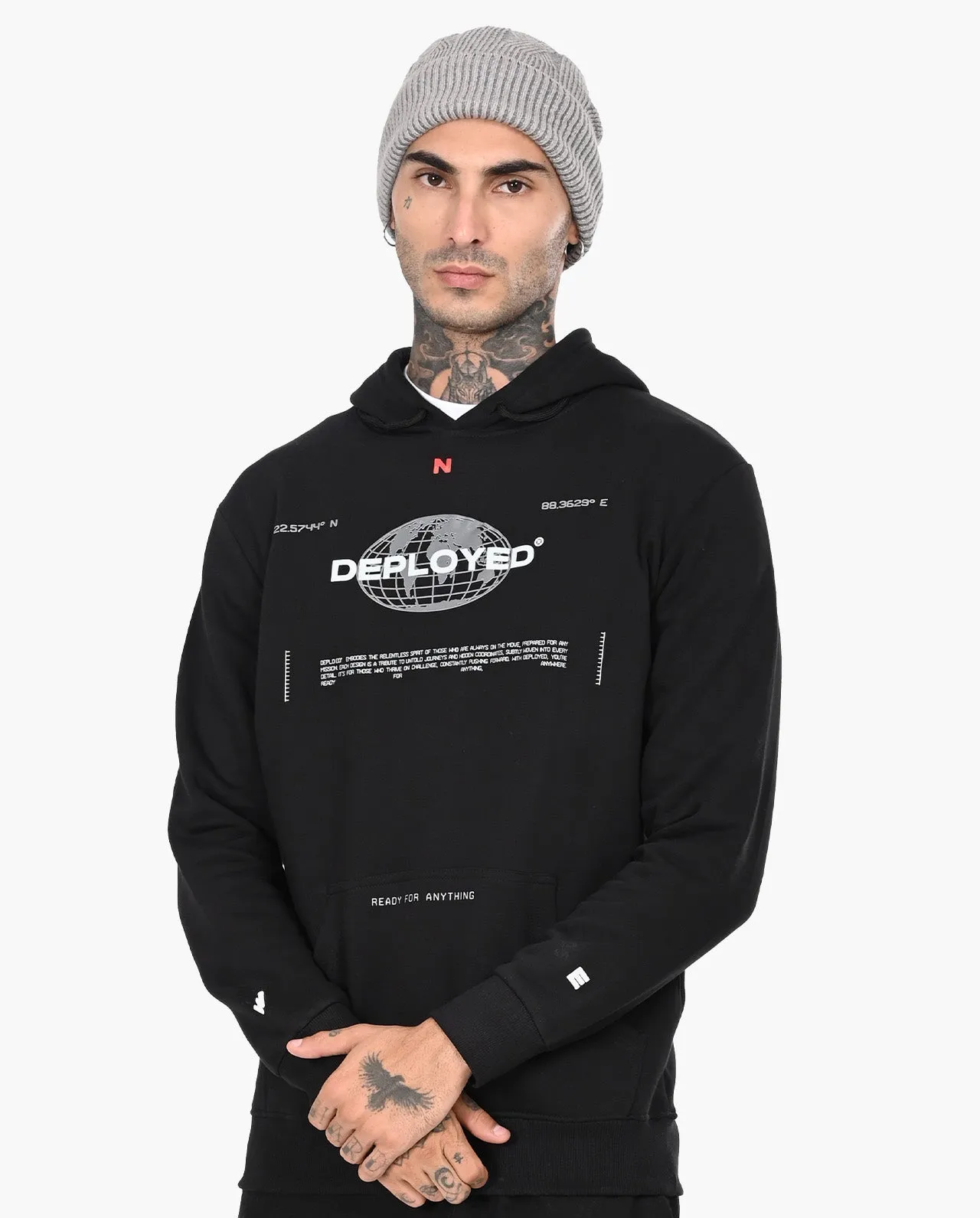 DEPLOYED WORLDWIDE Snow Soft Premium Hoodie