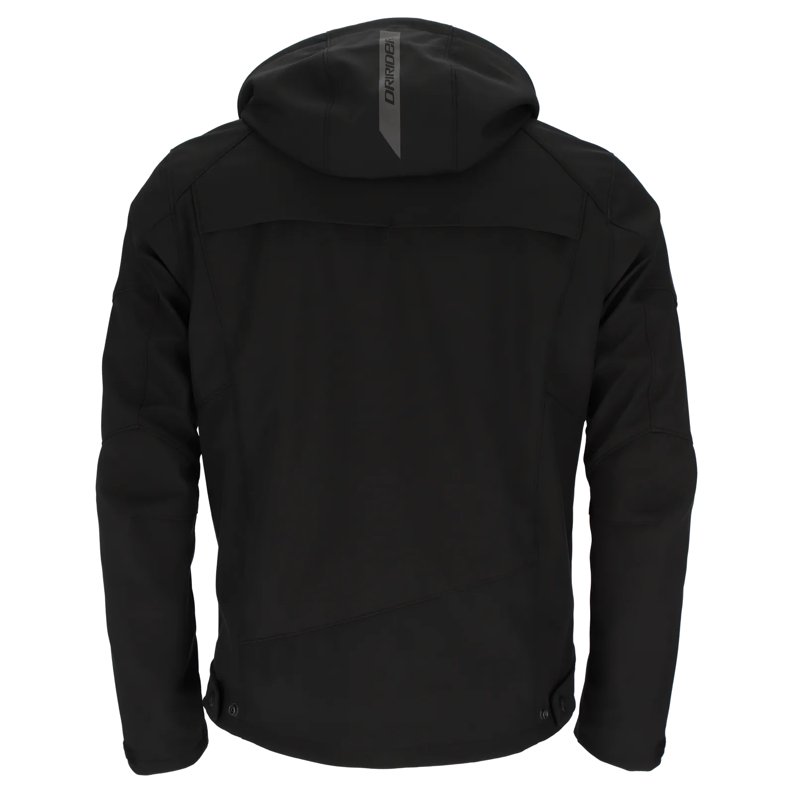 DRIRIDER BLVD WP SOFT SHELL BLACK TEXTILE HOODIE JACKET