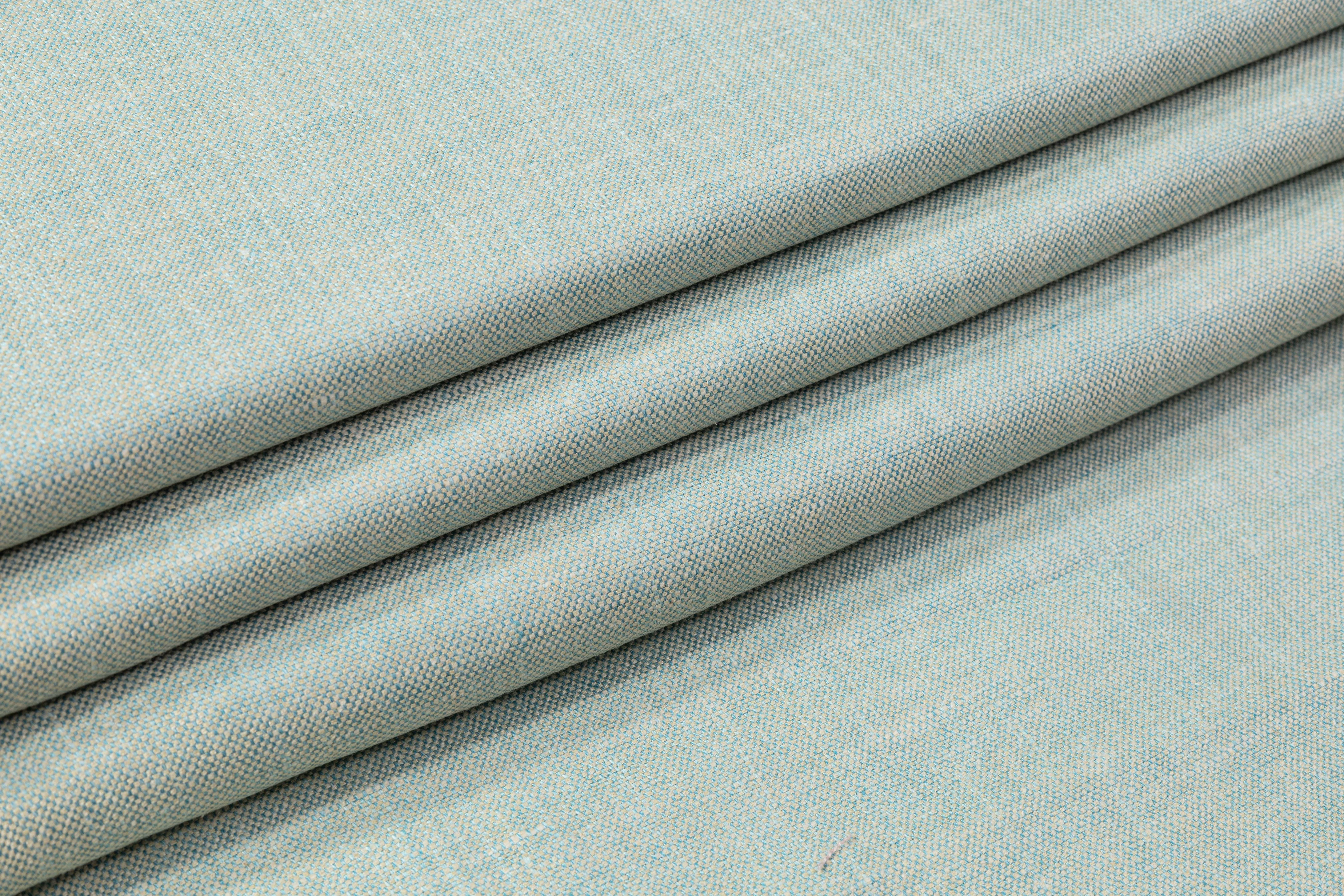 Italian Silk Linen and Wool Suiting - Sea Foam