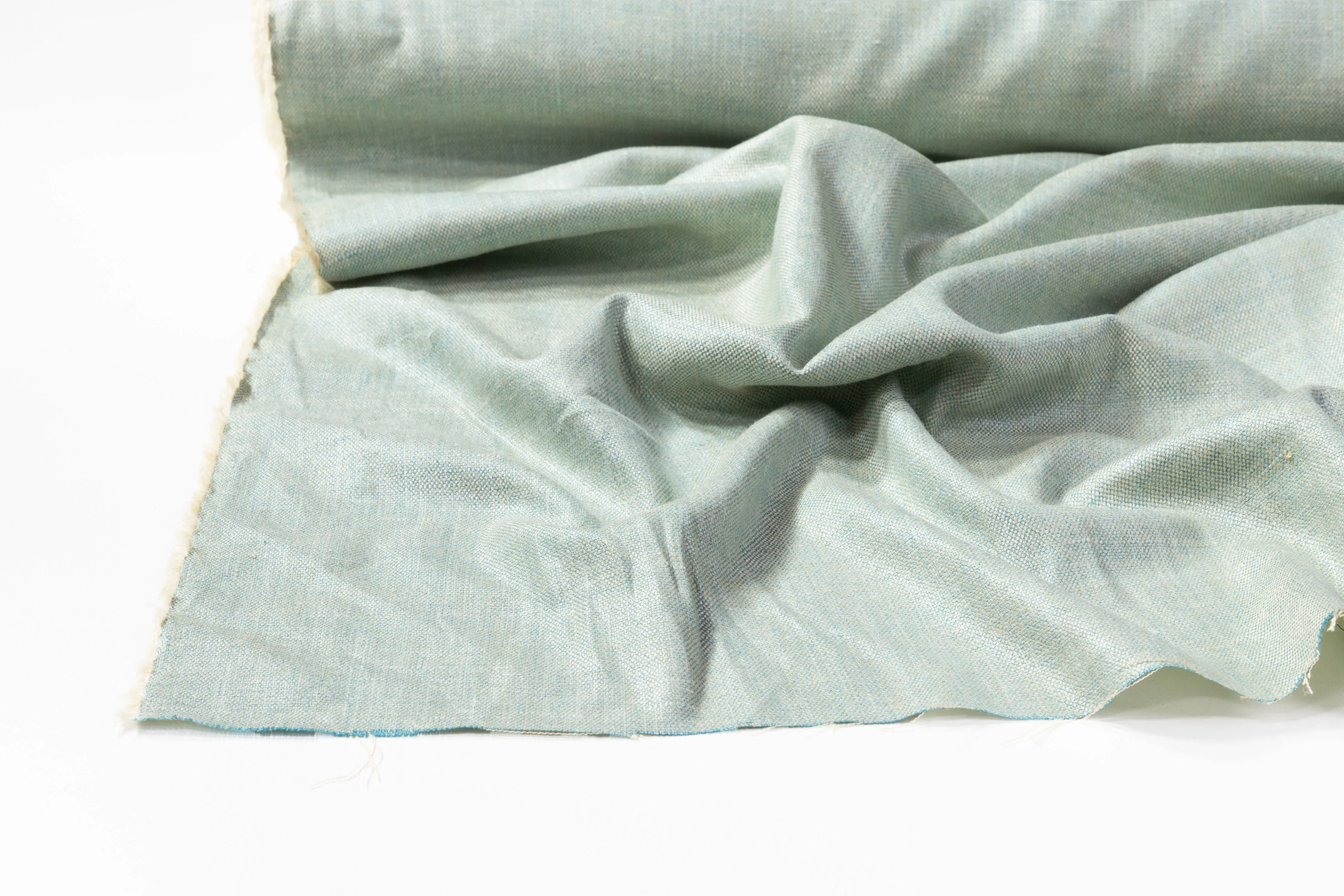 Italian Silk Linen and Wool Suiting - Sea Foam