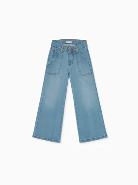 Light Blue Enola Girl Jeans