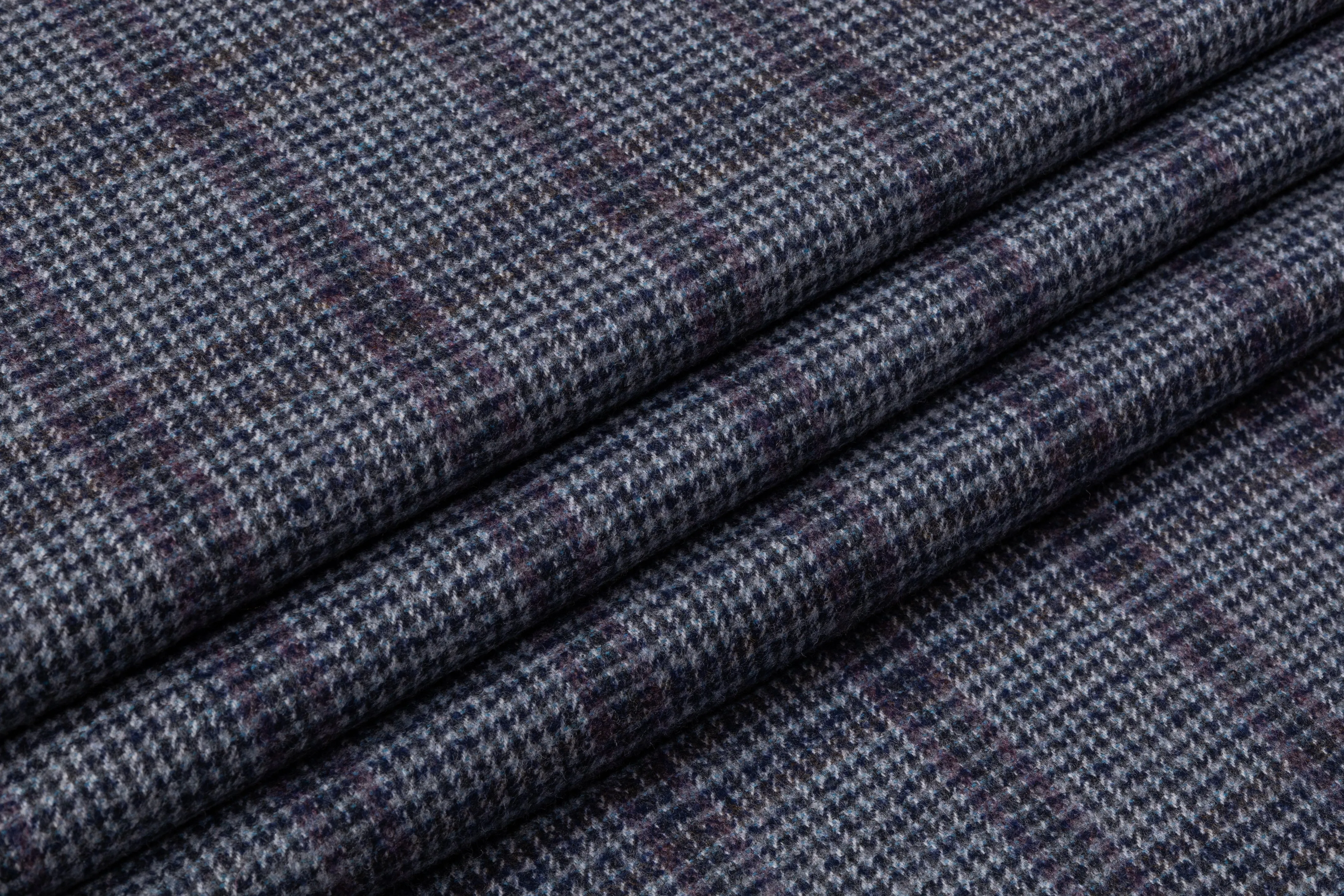 Loro Piana - Checked Italian Wool Suiting - Blue