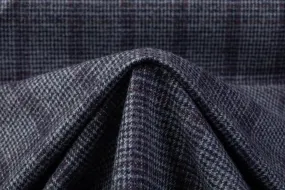 Loro Piana - Checked Italian Wool Suiting - Blue