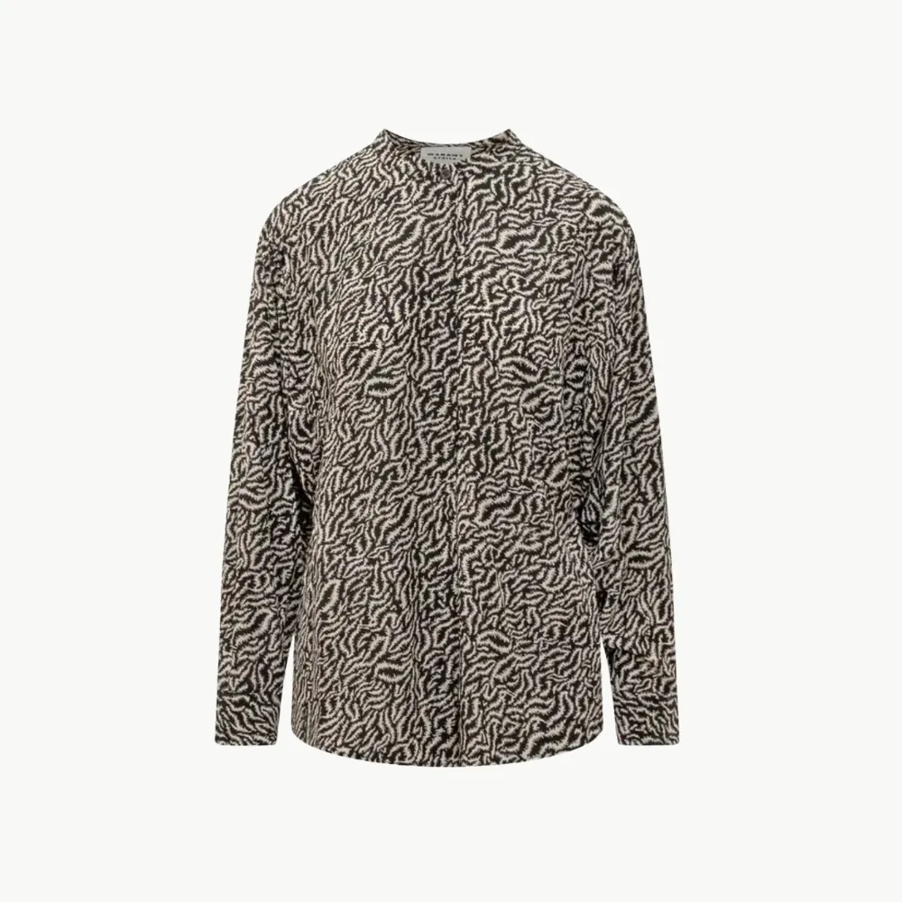 Marant Etoile Catchell Top - Ecru/Black