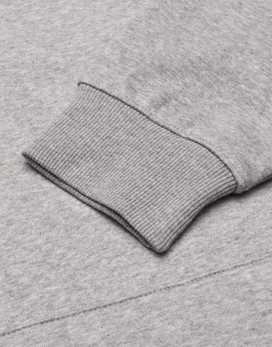 Men's Fleece Pullover Hoodie- Grey