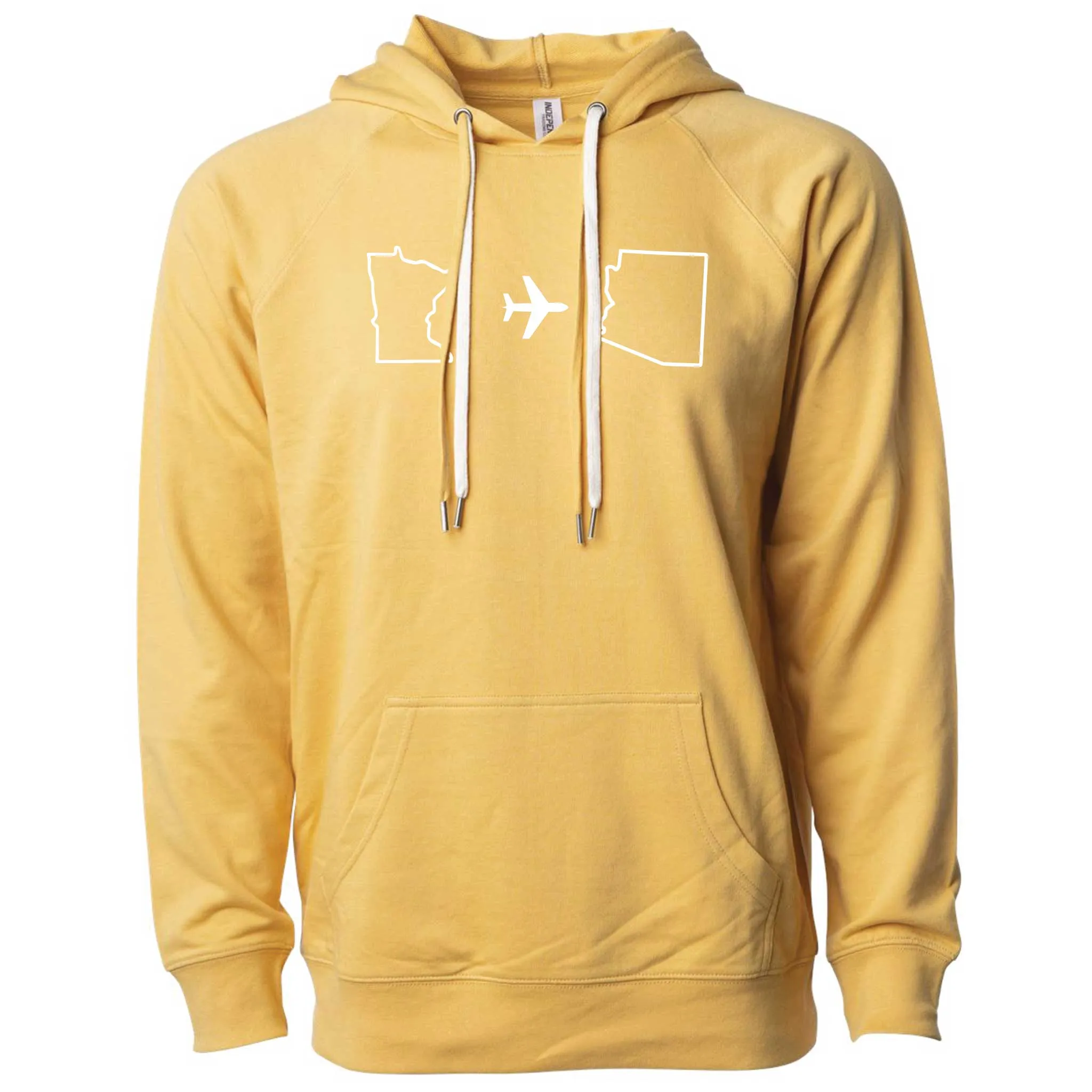 Minnesota to Arizona Lightweight Hoodie