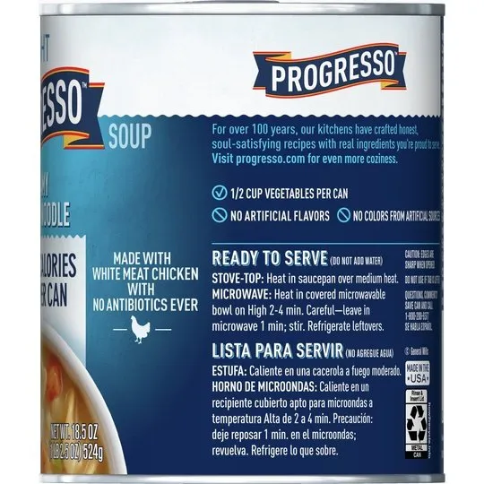 Progresso Light, Creamy Chicken Noodle Soup, 18.5 oz.