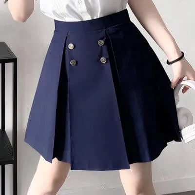 [Purple White Navy] kawaii girl school uniform set