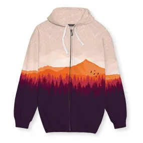 Unfinished Game Men's Zip-Up Hoodie